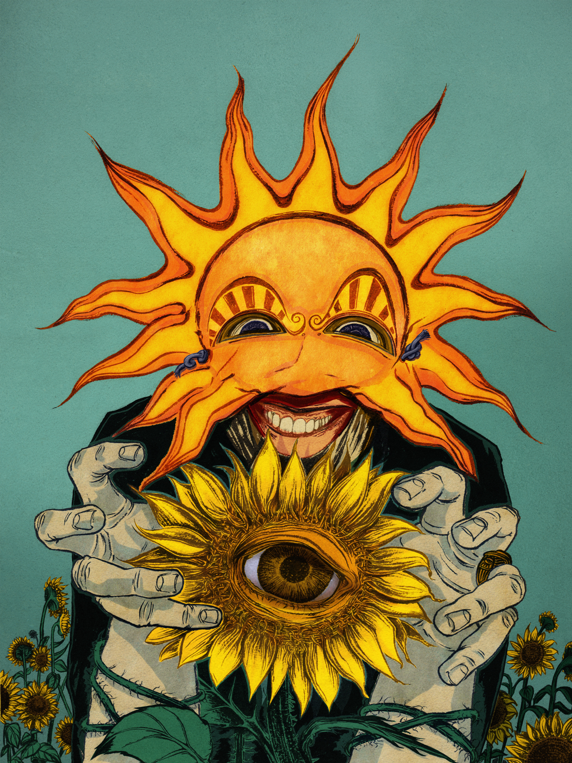 cuidado palhaco-por-perto